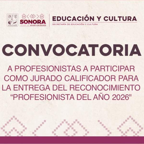 Convocatoria Jurado Calificador del Profesionista del año, edición 2026